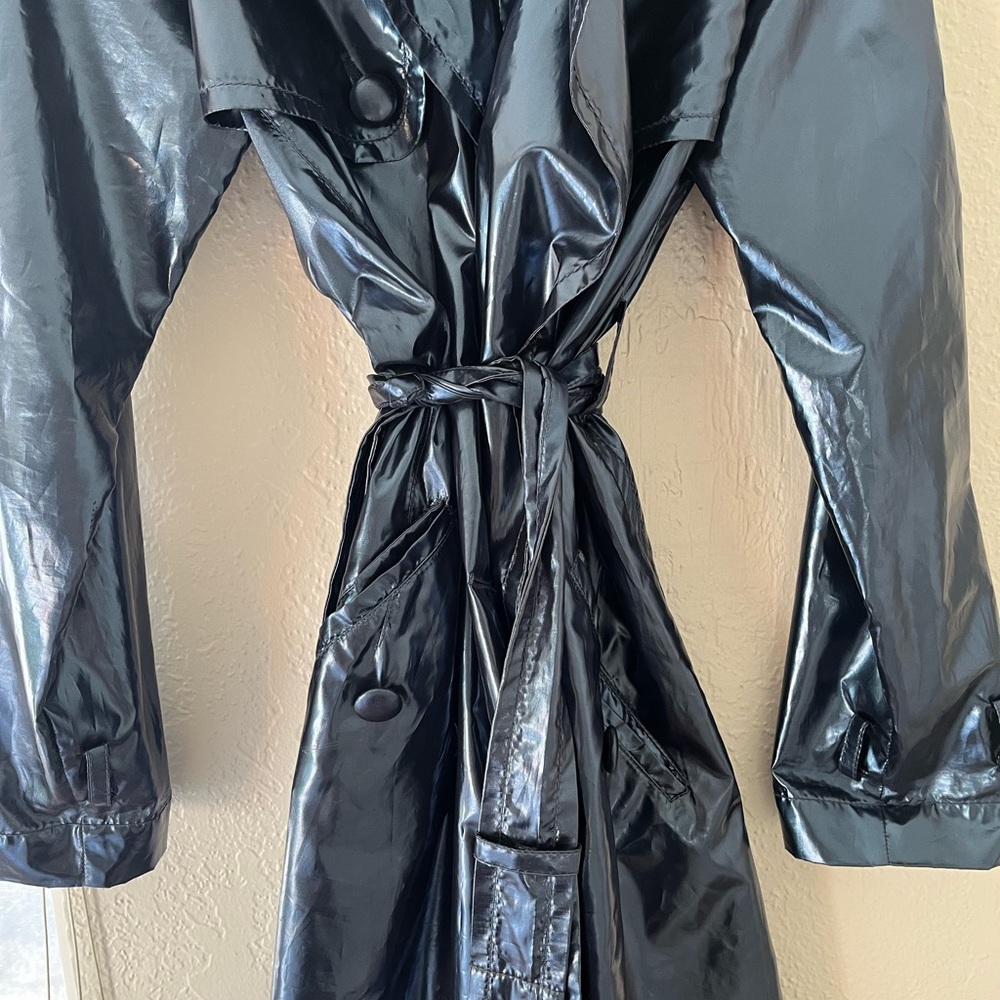 Marc Jacobs Metallic Vinyl Trenchcoat